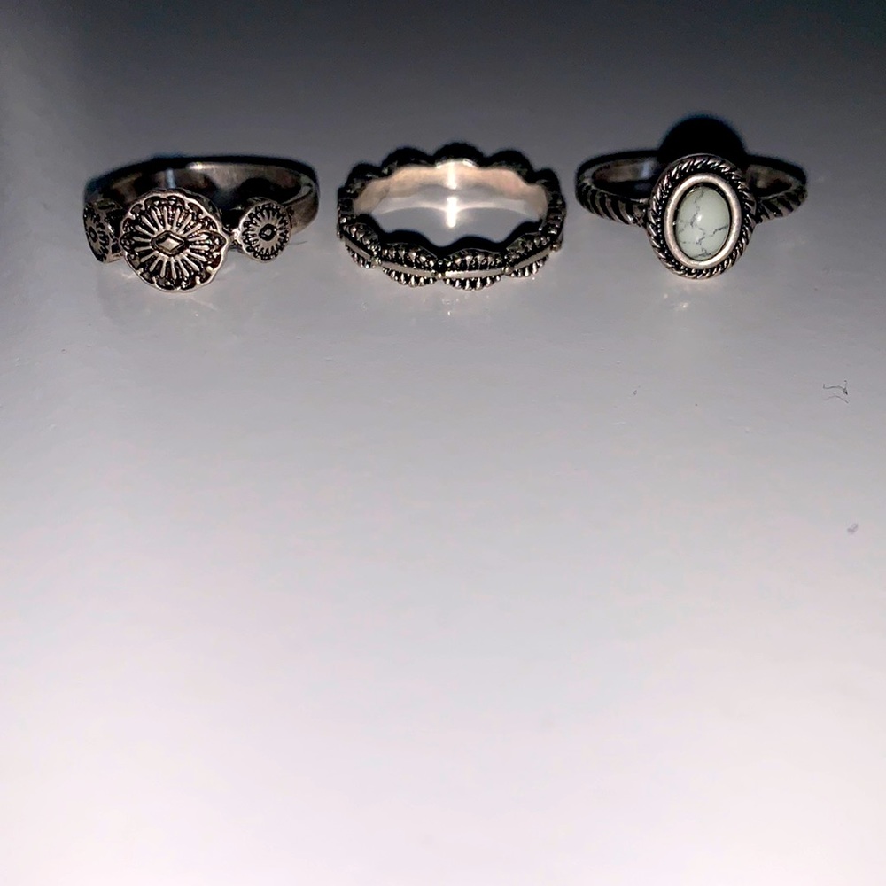 three piece ring set